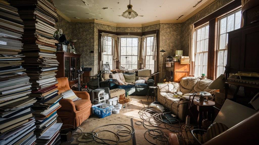 hoarding reduces property value